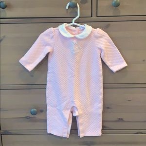 Janie & Jack Pink Romper 3-6m